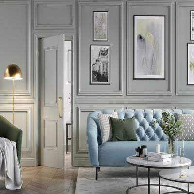 Arnhem White Primed 2 Panel Interior Door - 1981mm x 762mm - LPD Doors