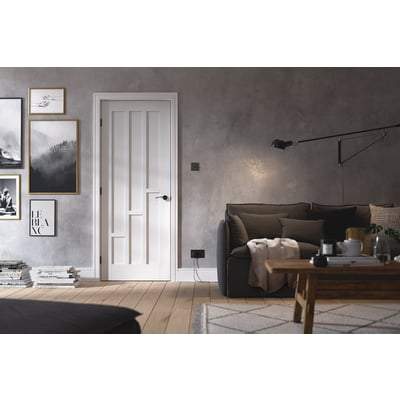 Coventry White Primed 6 Panel Interior Door - 1981mm x 610mm - LPD Doors