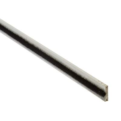 Lorient Intumescent Pile (Black Brush) FD30 - 20mm x 4mm x 2.1m - White - LPD Doors