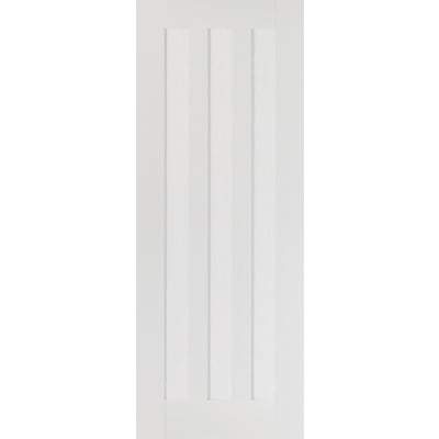 Idaho White Primed 3 Panel Interior Fire Door FD30 - 1981mm x 686mm - LPD Doors