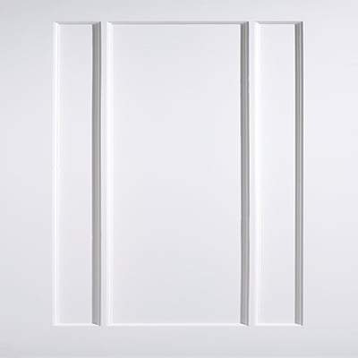 Lincoln White Primed 3 Panel Interior Door - 1981mm x 610mm - LPD Doors