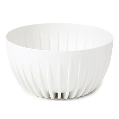 Mira Bowl Pot, Insert and Hole with Plug 300mm White
