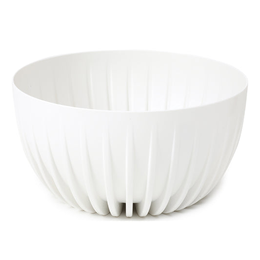 Mira Bowl Pot, Insert and Hole with Plug 300mm White