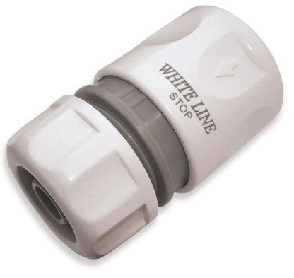 Female Hose Connector With Stop, 1/2" or 5/8" Hose, WL - Best4Trade-Retail Garden watering