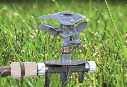 Pulsating Lawn Sprinkler - Triton White Line - Best4Trade-Retail Garden watering