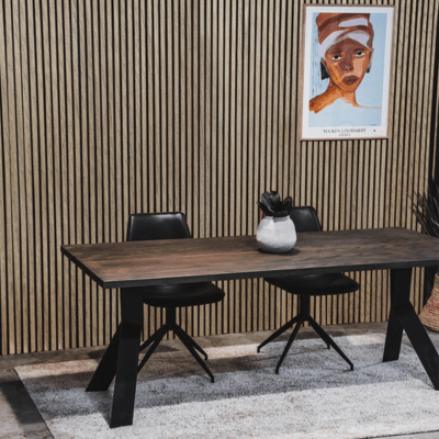 Wooden Slat Acoustic Wall Panel 2400mm x 600mm x 21mm - All Colours - The Wood Panel Company