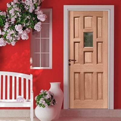York Hardwood M&T 1 Unglazed Light Panel External Door - 1981mm x 838mm - LPD Doors