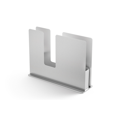 Zack Linu Premium Brushed Steel Napkin Holder - 445g