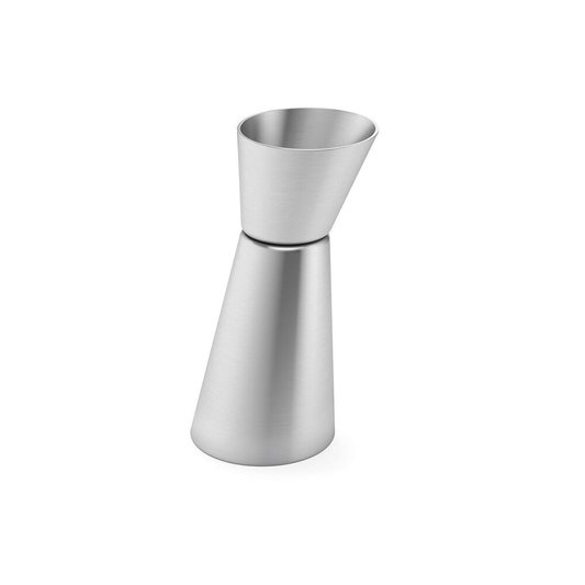 Zack Donare Premium Brushed Steel Cocktail Jigger - Professional 2cl/4cl