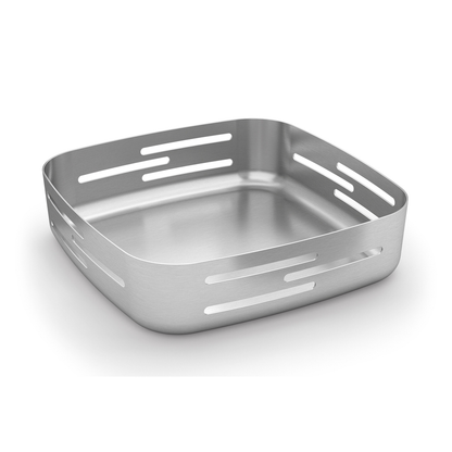 Zack Panore Brushed Stainless Steel Bread Basket