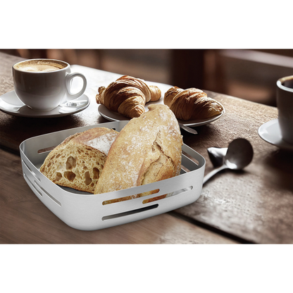 Zack Panore Brushed Stainless Steel Bread Basket