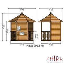 Load image into Gallery viewer, Pressure Treated Arbour - 7 x 6 - Shire
