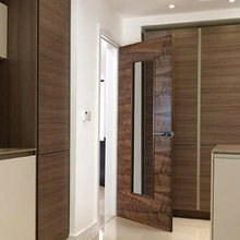 Load image into Gallery viewer, Franquette Walnut Pre-Finished Glazed Internal Door - All Sizes - JB Kind
