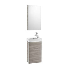 Load image into Gallery viewer, Mini Base 450mm Bathroom Unit - Basin &amp; Bathroom Mirror Cabinet Pack - All Colours - Roca

