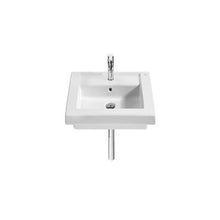 Load image into Gallery viewer, Prisma Ceramic 600mm Wall Hung Basin - 1 Tap Hole - Roca
