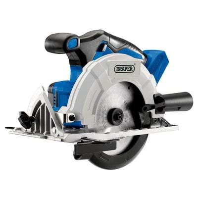D20 20V Brushless Circular Saw with 1 x 3Ah Battery and Fast Charger - Draper