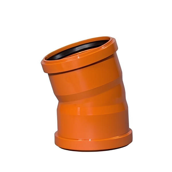 110mm Double Socket 15º Bend