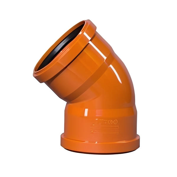 110mm Double Socket 45º Bend