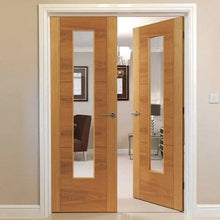 Load image into Gallery viewer, Mistral Oak Pre-Finished Glazed Internal Door - All Sizes - JB Kind
