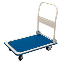 Load image into Gallery viewer, Platform Trolley with Folding Handle - 900mm x 600mm x 850mm - 300kg - Draper
