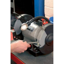 Load image into Gallery viewer, Heavy Duty Bench Grinder with Worklight - 200mm - 550W - Draper

