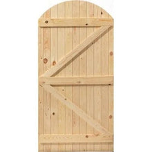 Load image into Gallery viewer, Oxford Arched Un-Finished Softwood Gate - 1829mm x 915mm - JB Kind
