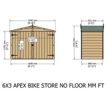 Load image into Gallery viewer, Shiplap Apex Bike Store - All Sizes - Shire
