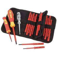 Load image into Gallery viewer, Ergo-Plus Fully Insulated Interchangeable Blade Screwdriver Set - (18 Piece) - Draper
