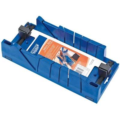 Mitre Box with Clamping Facility - 367mm x 116mm x 70mm - Draper