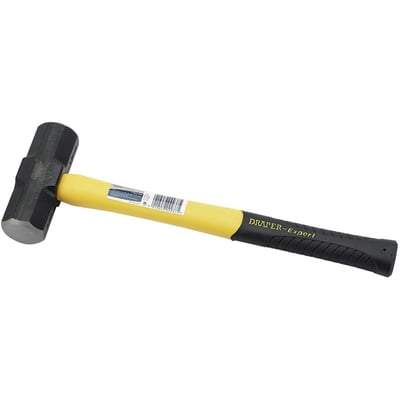 Fibreglass Short Shaft Sledge Hammer - 1.8kg/4lb - Draper