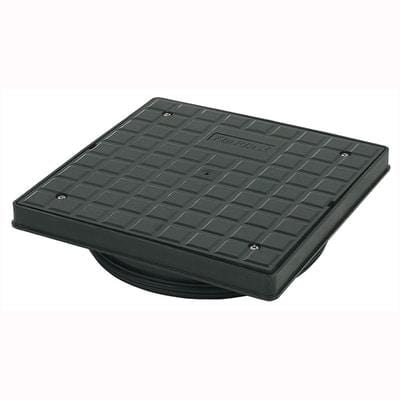 110mm PVC-U Mini Access Screwed Square Cover and Frame D830 - Floplast