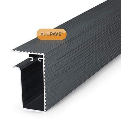 Alupave Fireproof Flat Roof & Decking Side Gutter - All Options - Clear Amber Flooring