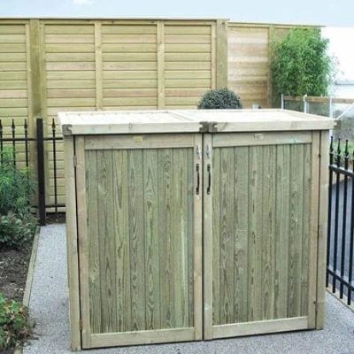 Wheelie Bin Store 1.2m x 1.5m (2 x Bins)