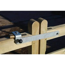 Load image into Gallery viewer, Galvanised Loop Over Catch incl M10 x 100mm Coach Bolt Staple Receiver with Knobs - Jacksons Fencing
