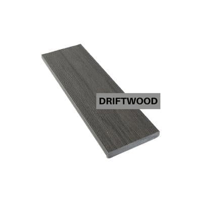 Deckorators Vista Solid Edge Composite Decking Board 140mm x 3660mm x 20mm - Driftwood - Deckorators