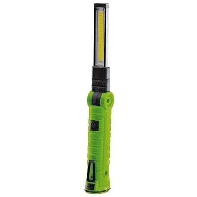 COB/SMD LED Rechargeable Slimline Inspection Lamp - 3W - 170 Lumens - USB Cable - Green - Draper