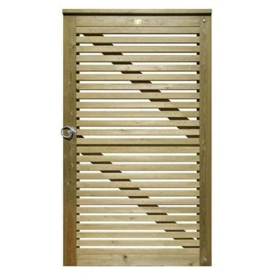 Venetian Gate Inc Fittings - 1.78m x 1m - Jacksons Fencing