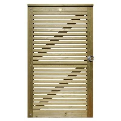 Venetian Gate Inc Fittings - 1.78m x 1m - Jacksons Fencing