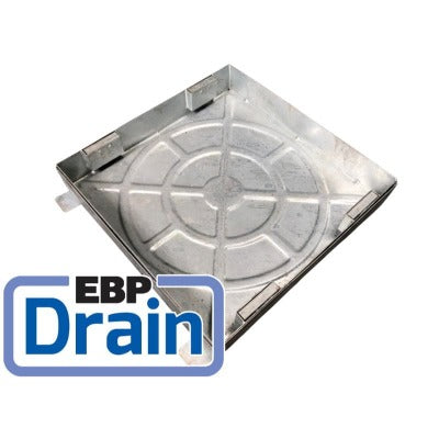 Galvanised Manhole Cover For Block Paving - All Sizes - EBP Building Products Drainage