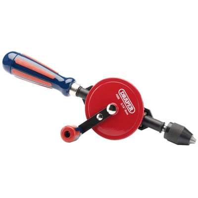 Chuck Double Pinion Hand Drill - 8mm - 5/16