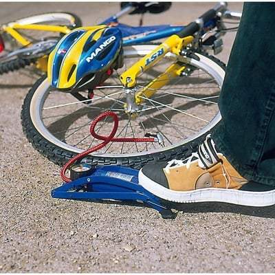 Draper Single Cylinder Foot Pump With Pressure Gauge - Draper