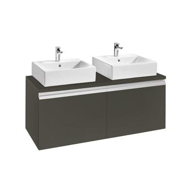 Heima Wall Hung 1200mm Bathroom Vanity Unit - Dark Grey - Roca