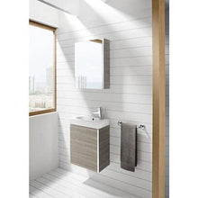 Load image into Gallery viewer, Mini Base 450mm Bathroom Unit - Basin &amp; Bathroom Mirror Cabinet Pack - All Colours - Roca
