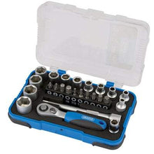 Load image into Gallery viewer, Draper Metric Socket Set - 1/4&quot; Square Drive - (25 Piece)
