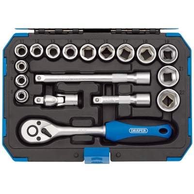 Draper Metric Socket Set - 3/8