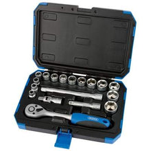 Load image into Gallery viewer, Draper Metric Socket Set - 3/8&quot; Square Drive - (18 Piece) - Draper
