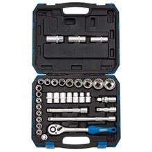 Load image into Gallery viewer, Draper Combined MM/AF Socket Set - 1/2&quot; Square Drive - (33 Piece) - Draper
