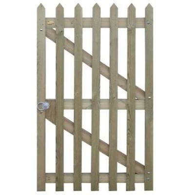Pointed Pale Palisade Gate Inc Posts and Fittings - Jacksons Fencing