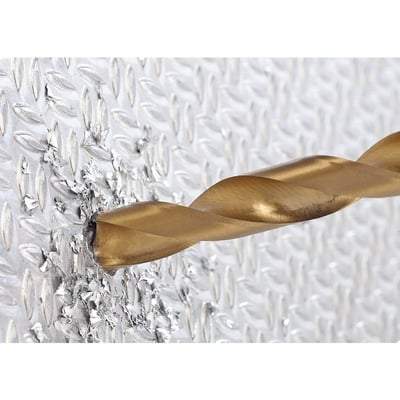 Draper Metric Titanium Nitride Coated HSS Drill Bit Set - (15 Piece) - Draper