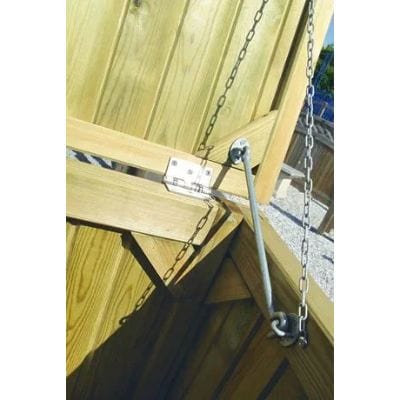 Galvanised Cabin Hook x 300mm Incl Bolts and Screws - Jacksons Fencing